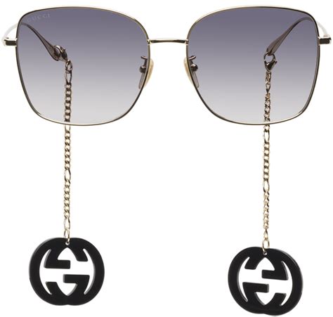 gucci endura gold sunglasses|Designer Sunglasses for Women .